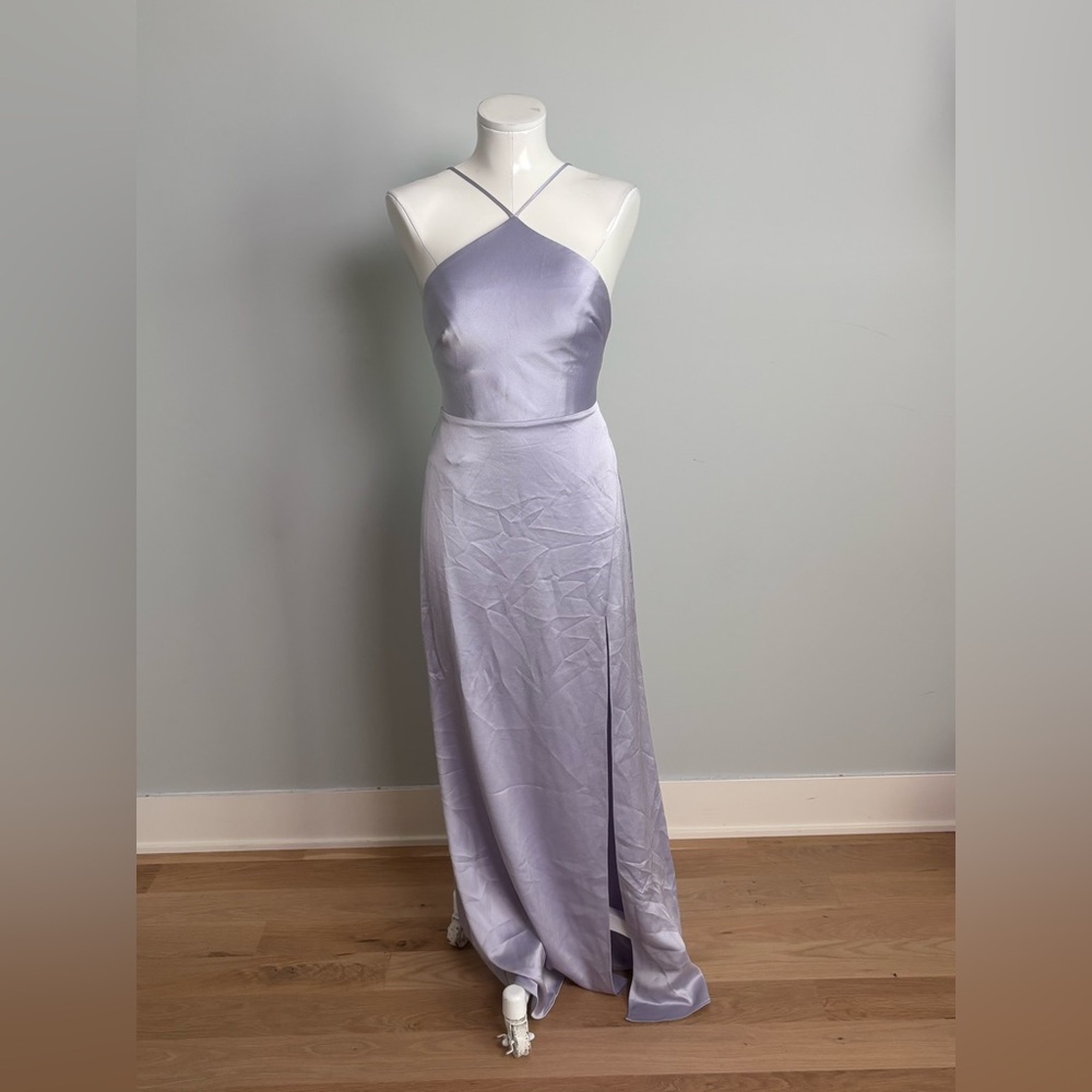 Jenny Yoo Strapless Lavender Dress